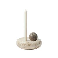 Coherent Sculpture Candlestick Brown/Dark Brown
