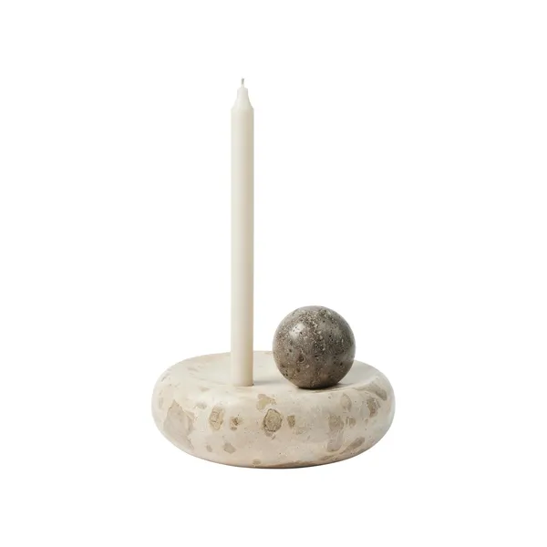 Coherent Sculpture Candlestick Brown/Dark Brown