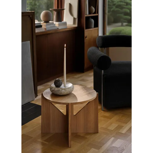 Coherent Sculpture Candlestick Brown/Dark Brown