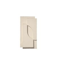 Serif Relief Wall Hanging Small Off White
