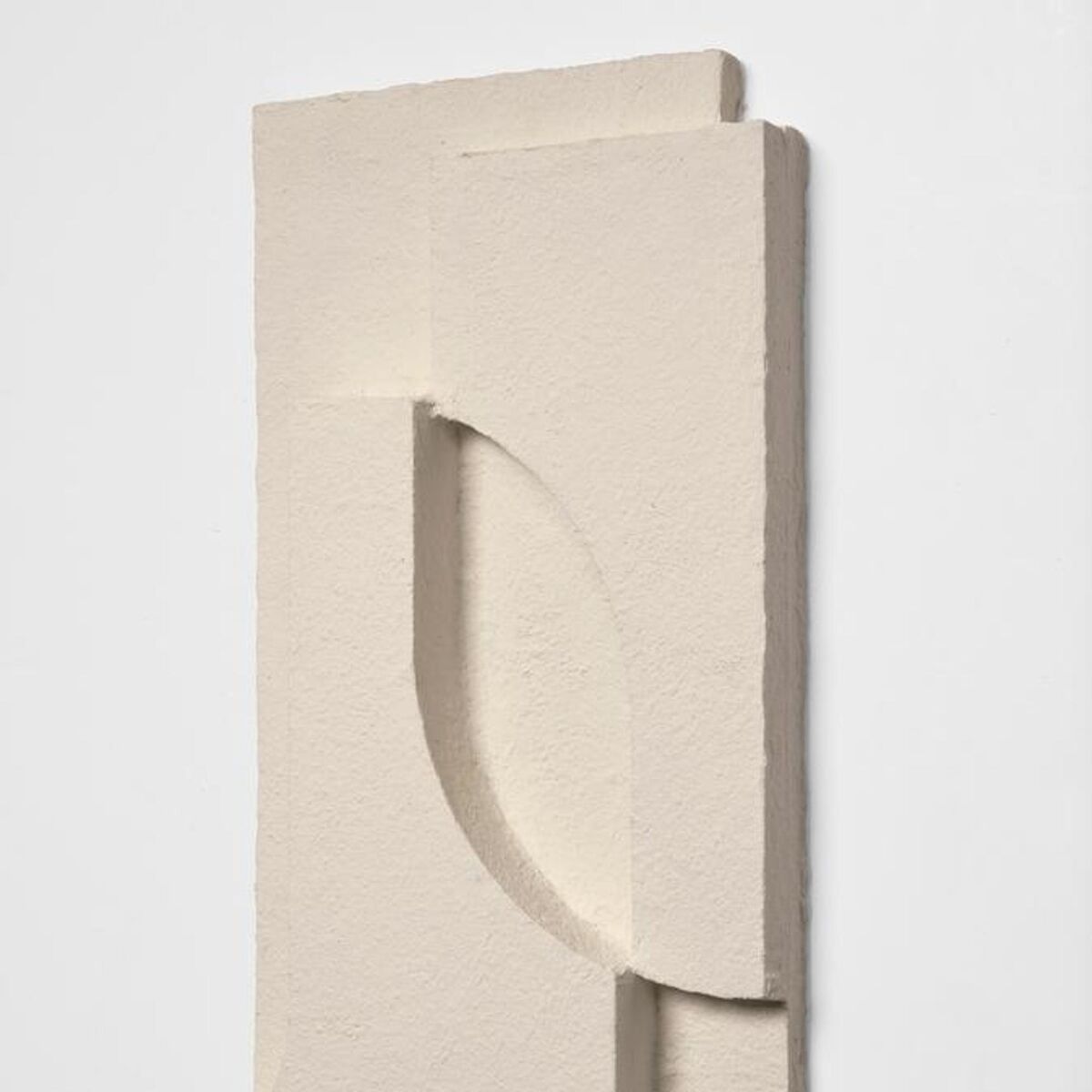 Serif Relief Wall Hanging Small Off White