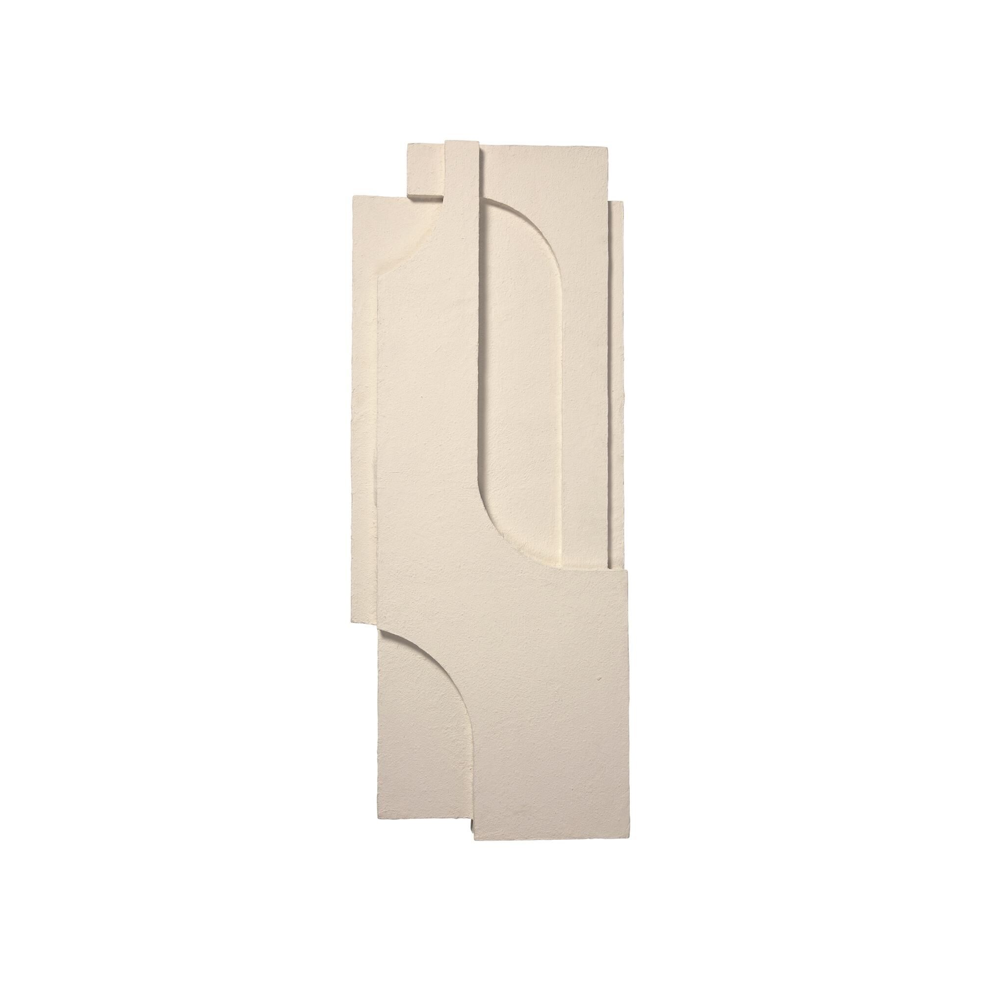 Serif Relief Wall Hanging Grand Blanc Cassé