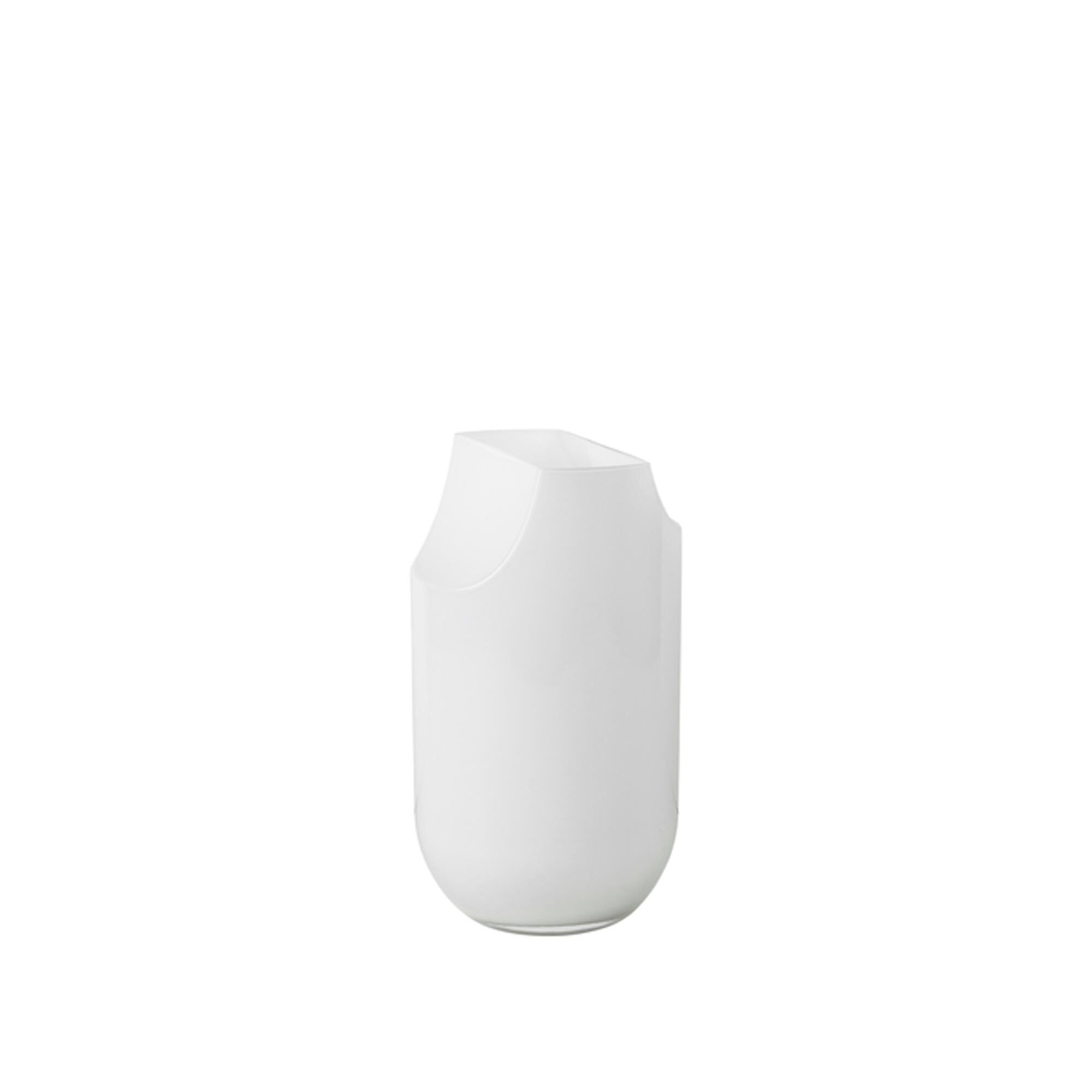 Serif Vase Lille Opal Hvid