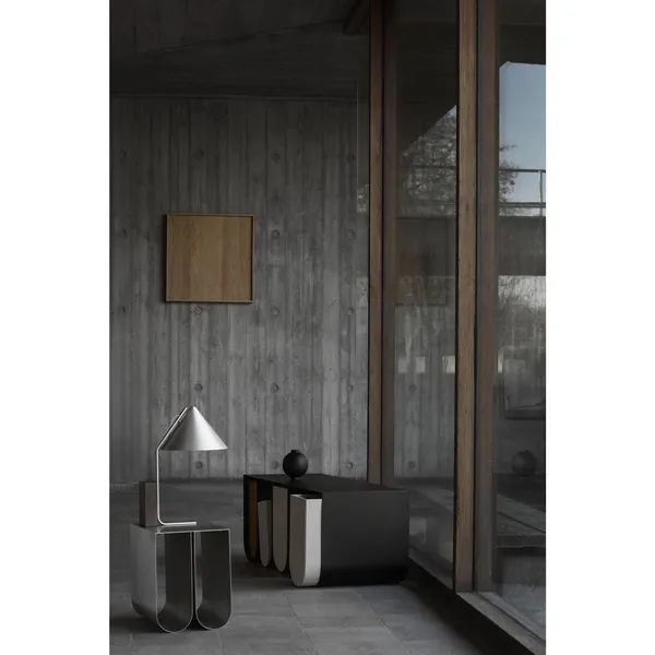 Curved Box Small Grau
