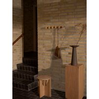 Collar Vase Stor Dark Brown Engobe