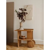 Axis Side Table Warm Lacquered Oak