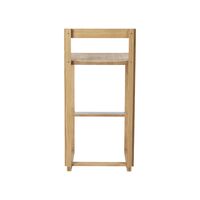 Outline Barhocker, Lackierte Eiche/ Gebürstet Aluminium