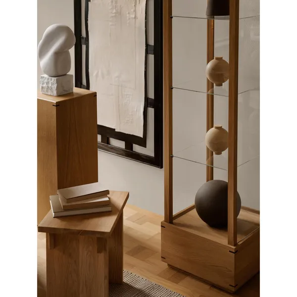 Japanese Display Cabinet Medium Warm Oak
