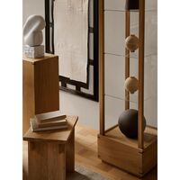 Japanese Display Cabinet Medium Warm Oak