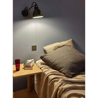 N104 Vegglampe Sort/ Sort/ Kobber – DCWéditions