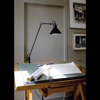 N201 Table Lamp Matt Black & Matt Yellow