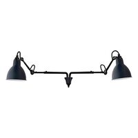 N203 Wall Lamp Double Matt Black & Matt Blue