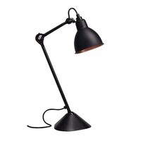 N205 Bordlampe Mat Sort & Mat Sort/Kobber