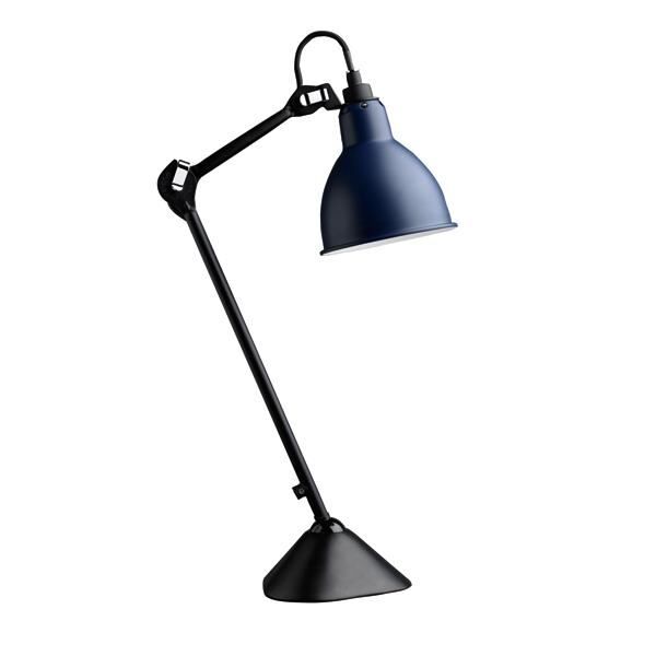 N205 Bordslampa Matt Svart & Matt Bl&aring;