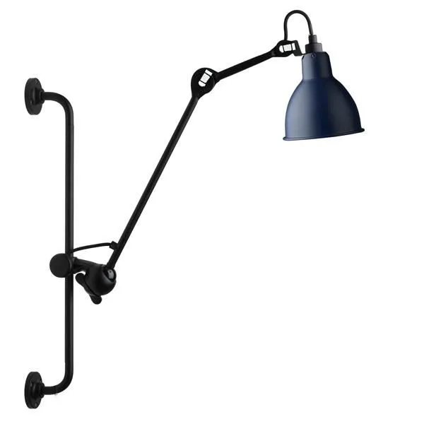 N210 Wall Lamp Matt Black & Matt Blue