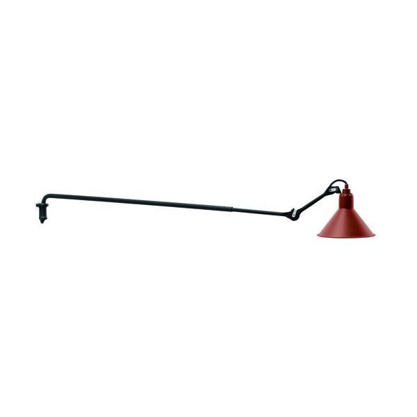 N213 V&auml;gglampa Matt Svart & Matt R&ouml;d