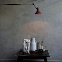 N213 Væglampe Mat Sort & Mat Gul