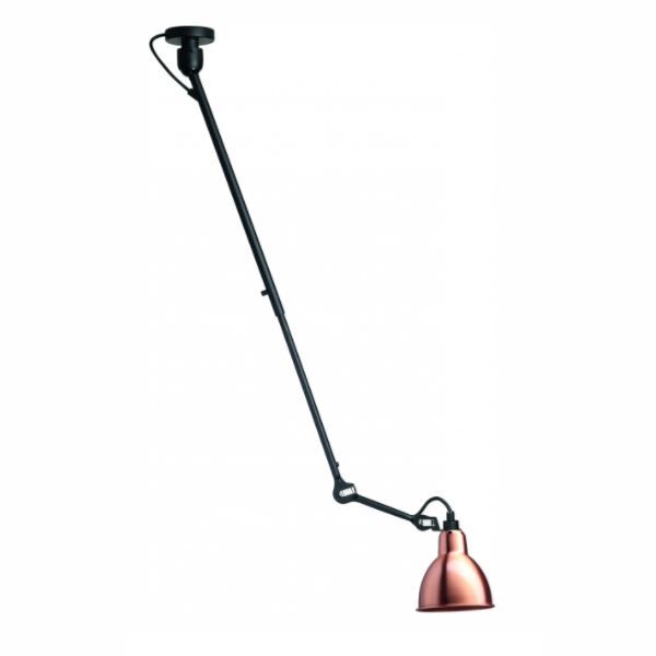 N302 Taklampa Koppar & Vit