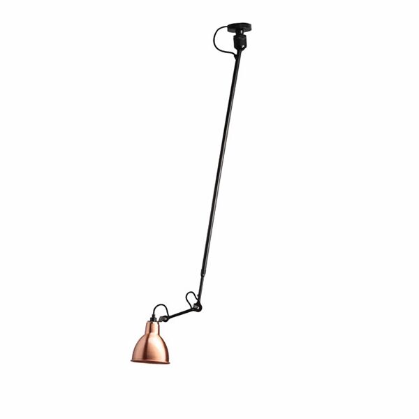N302 Taklampa Matt Svart & Koppar