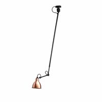 N302 Ceiling Light Matt Black & Copper