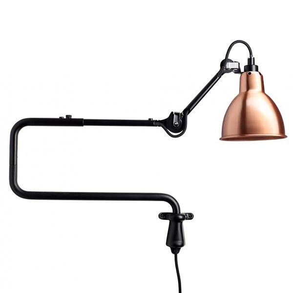 N303 V&auml;gglampa Matt Svart & Koppar