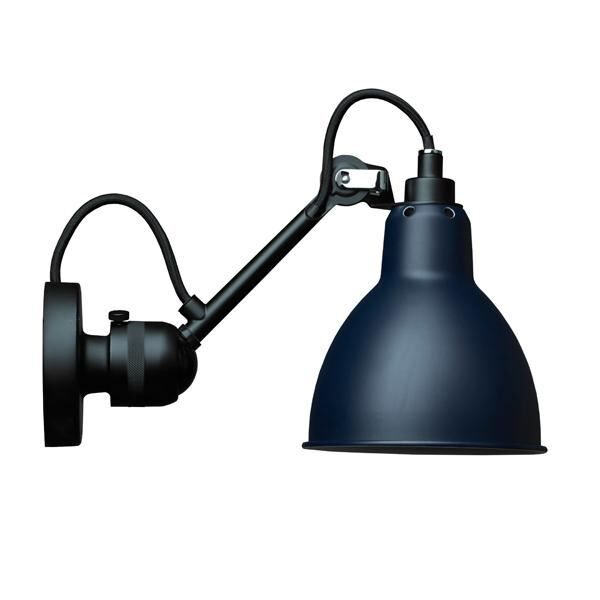 Fastkopplad V&auml;gglampa Matt & Matt Bl&aring;