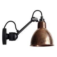 Applique N304 Nero Opaco e Rame Grezzo con Cavo