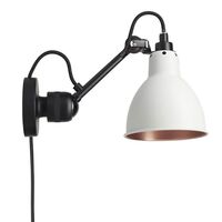 Applique N304 Opaco e Bianco/ Rame con Cavo