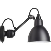 N304 Wandlampe , Matt Schwarz, mit Ein-/Ausschalter