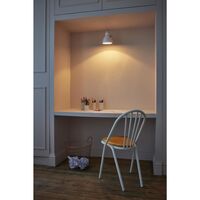 N304 Wandlampe , Matt Schwarz, mit Ein-/Ausschalter