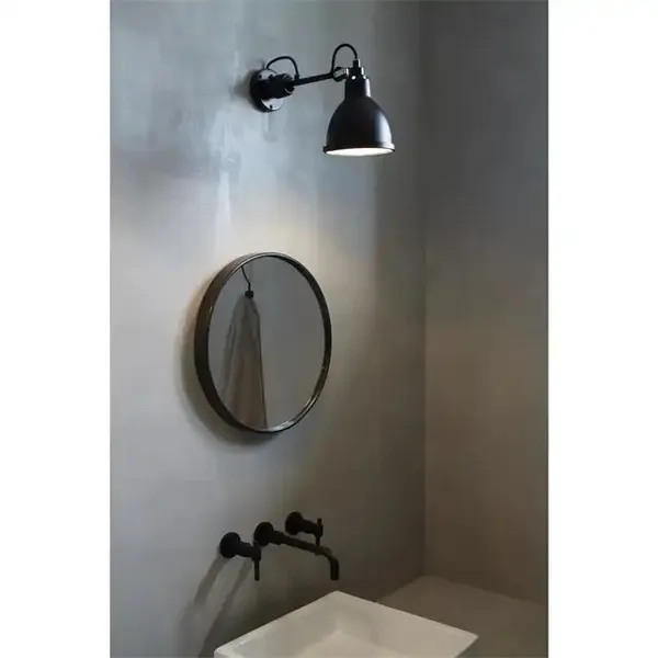 N304 Wandlamp Wit & Wit , Bekabeld