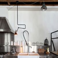 N312 Ceiling Light Matt Black/ Copper