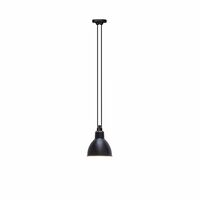 N322 Taklampe Matt Sort Rund