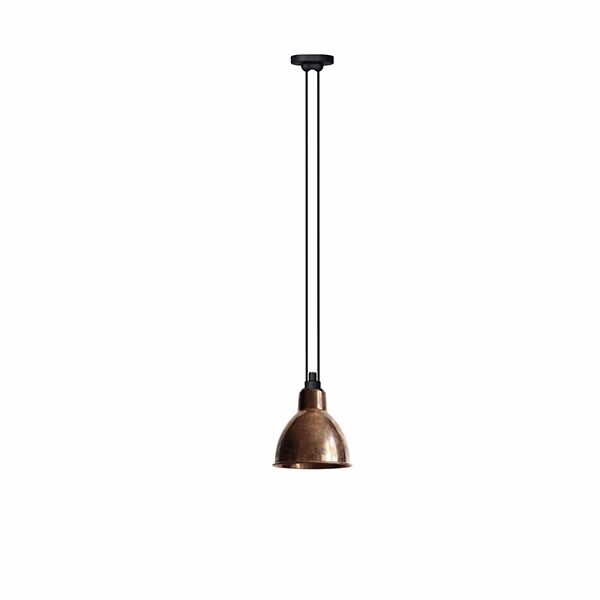 N322 Taklampa R&aring; Koppar Rund
