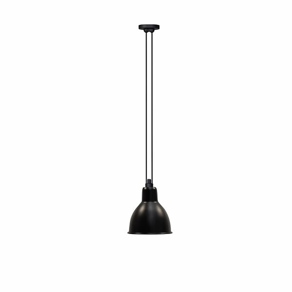 N322 XL Taklampa Matt Svart Rund