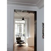 N323 Pendant Matt Red Round
