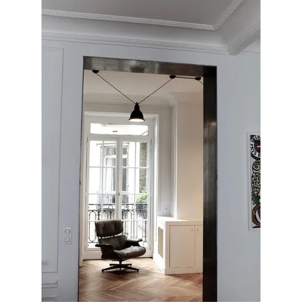 N323 Pendant Matt Red Round