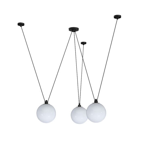 N325 Taklampa 3 Glassk&auml;rmar &Oslash;17,5