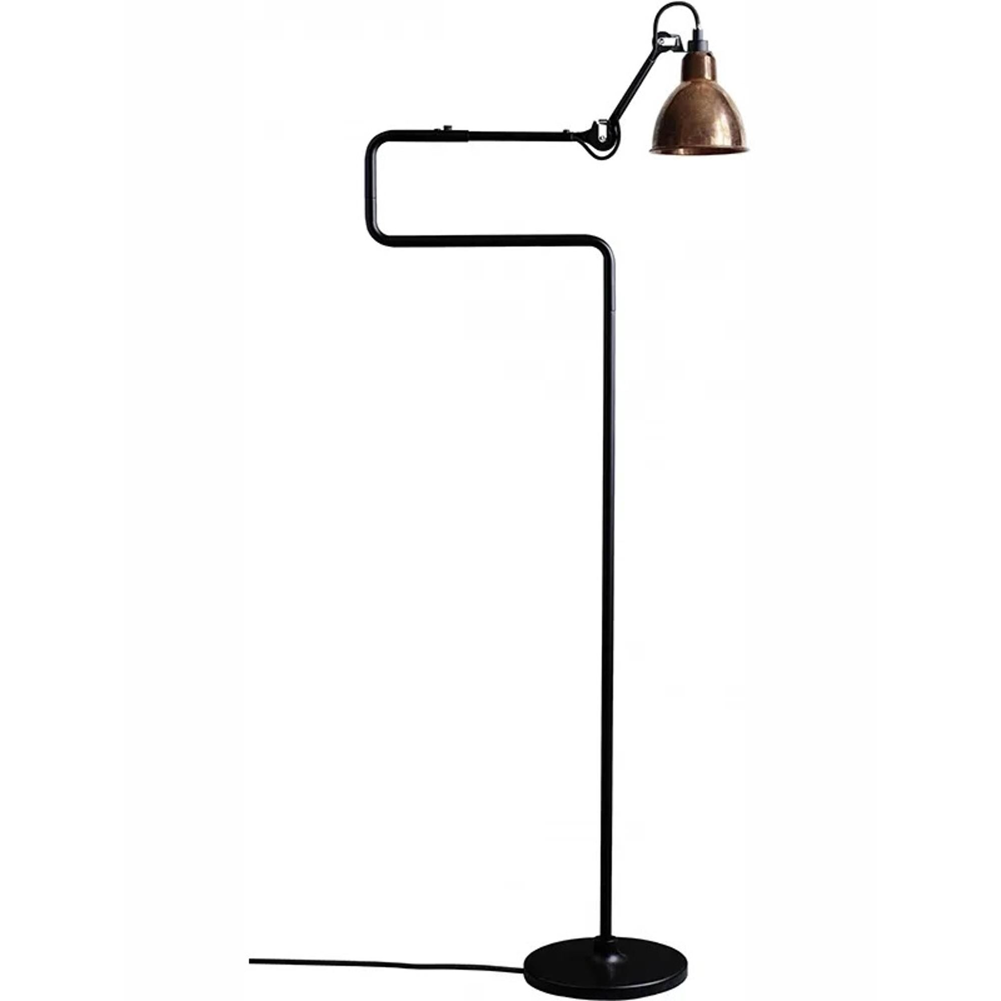 Matt Golvlampa Matt & Svart/Svart