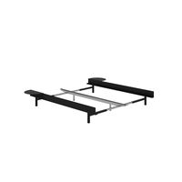 Säng Sängram 90-180 cm Svart
