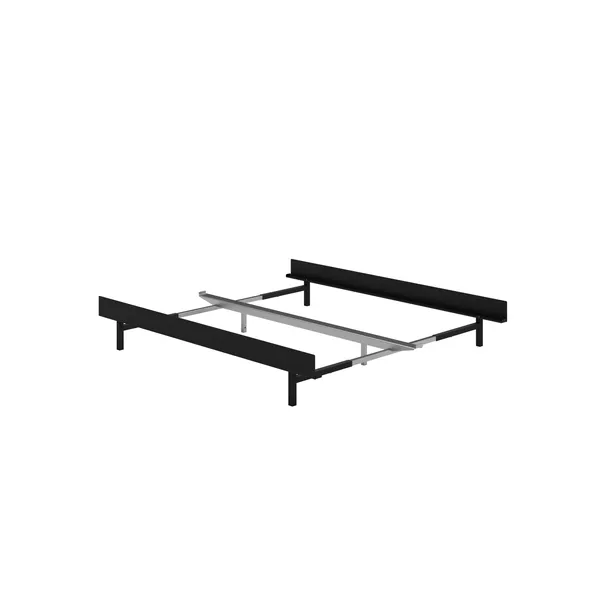 Säng Sängram 90-180 cm Svart