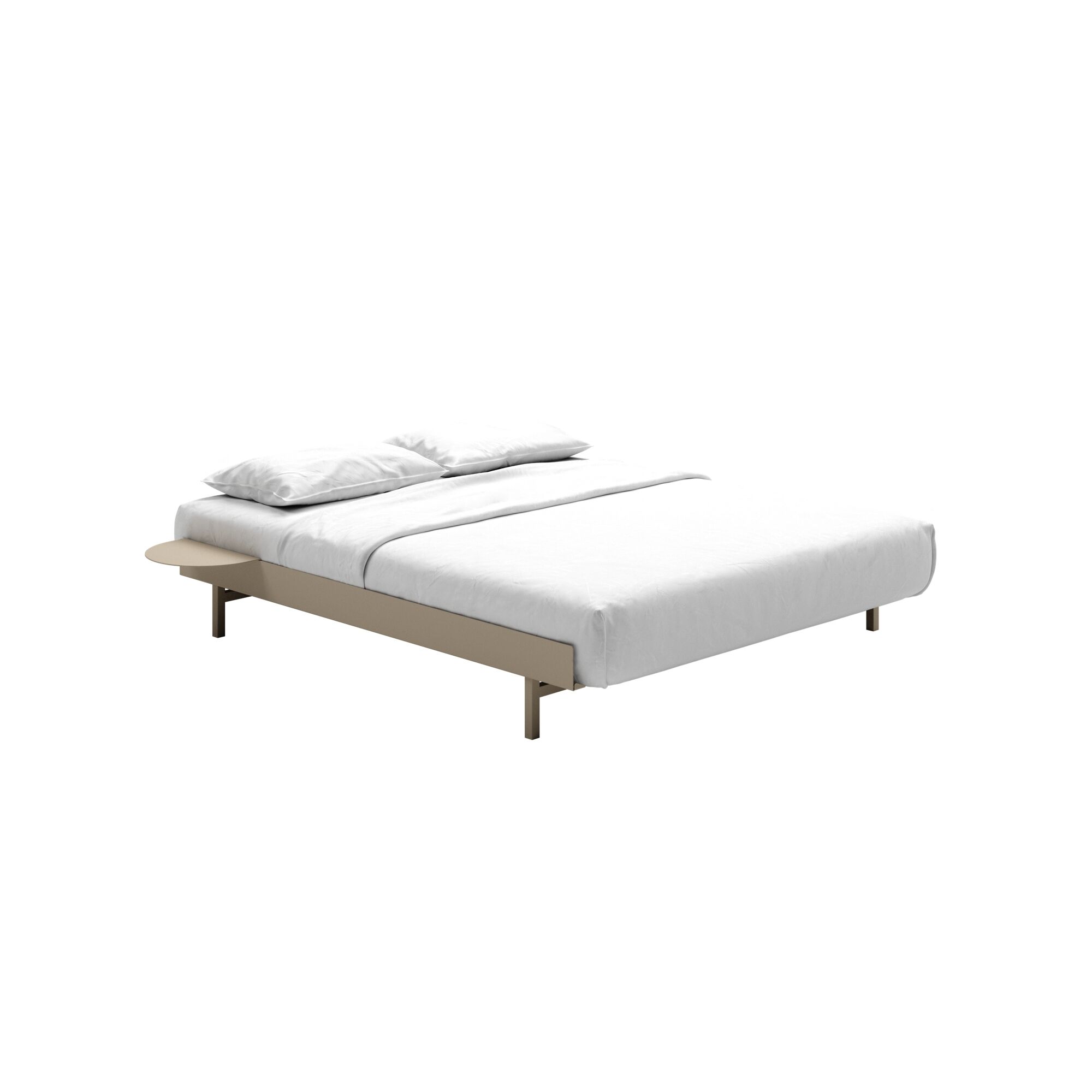 Lit Cadre de Lit 90-180 cm Sable