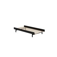 Bed Bed Frame 90 cm Black