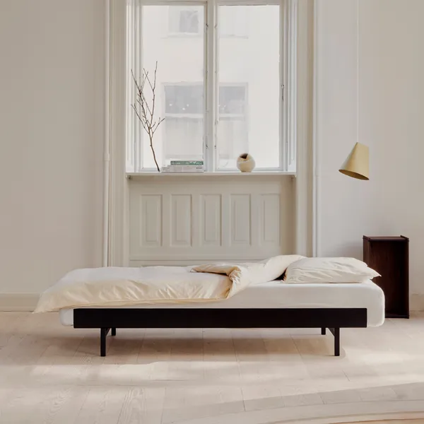 Bed Bed Frame 90 cm Black