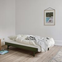 Bed Bed Frame 90 cm Pine Green