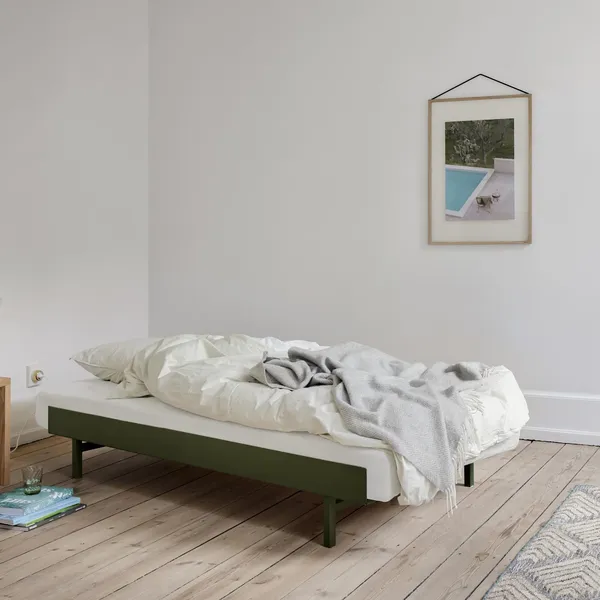 Bed Bed Frame 90 cm Pine Green