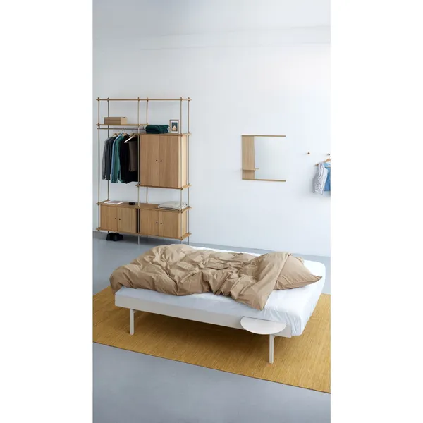 Bed Bedside Table Sand