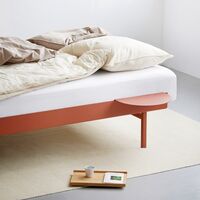 Bed Bedside Table Sand