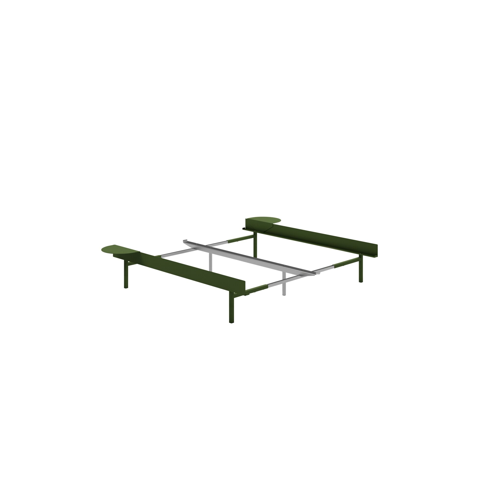 Bed Sengeramme 90-180 cm Med Hje Ben Pine Green