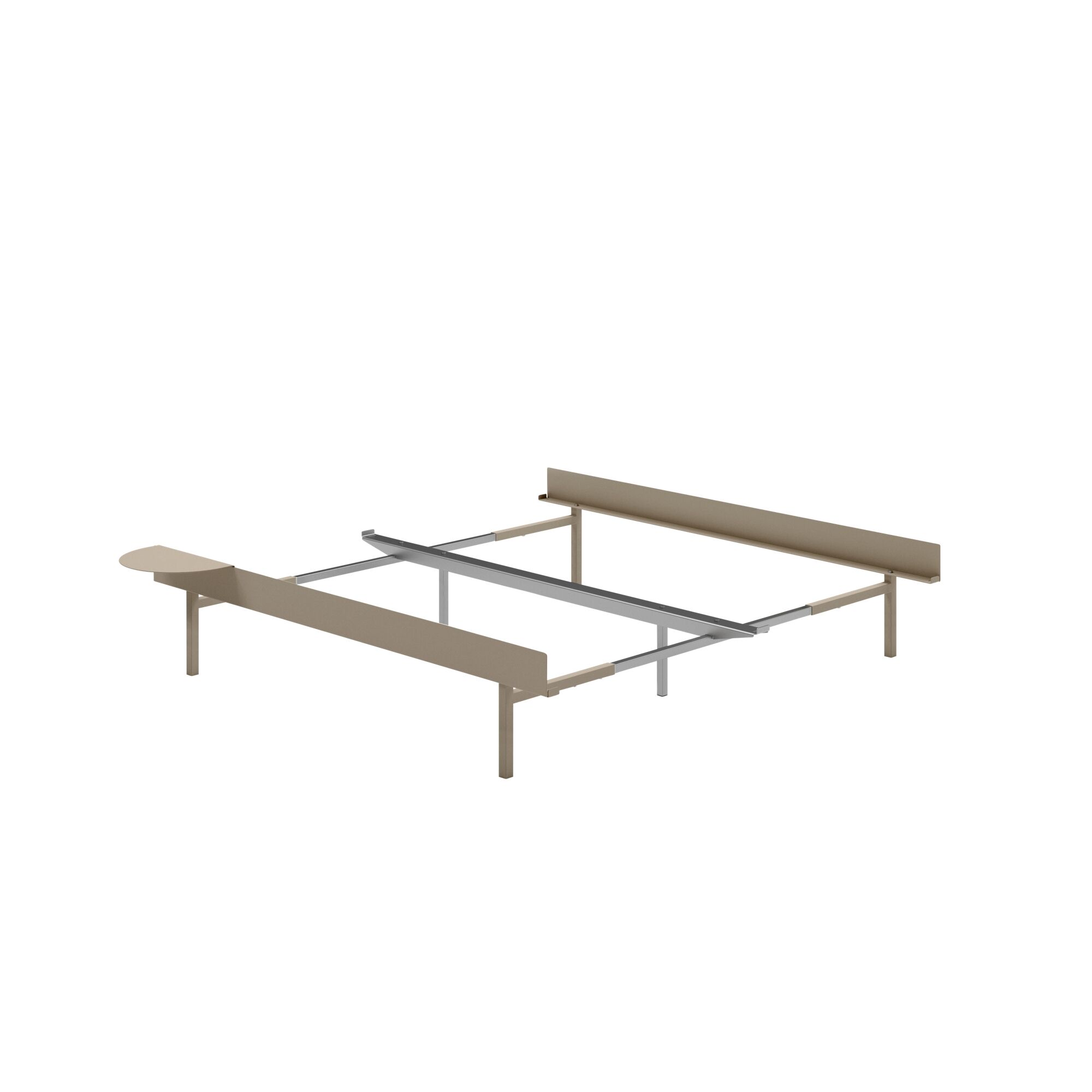 Bed Sengeramme 90-180 cm Med Hje Ben Sand